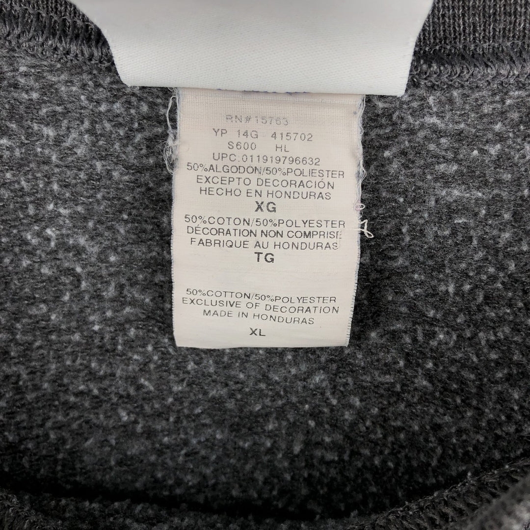 Champion ECO AUTHENTIC College Sweatshirt, Men's XL cotton Charcoal Vintage Second Hand