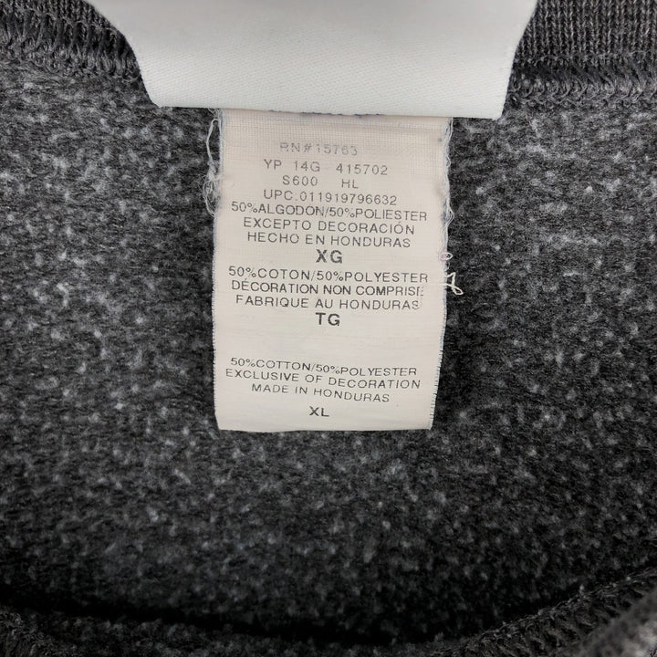 Champion ECO AUTHENTIC College Sweatshirt, Men's XL cotton Charcoal Vintage Second Hand