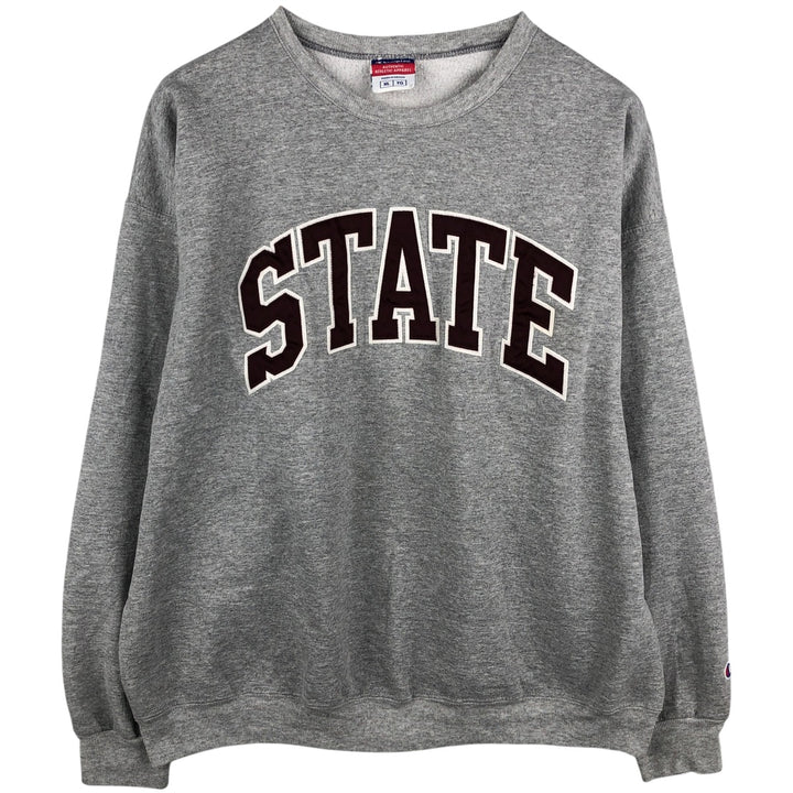 2000'S Champion Authentic Athletic Apparel Sweatshirt, Men's XL unclear gray type Vintage Second Hand
