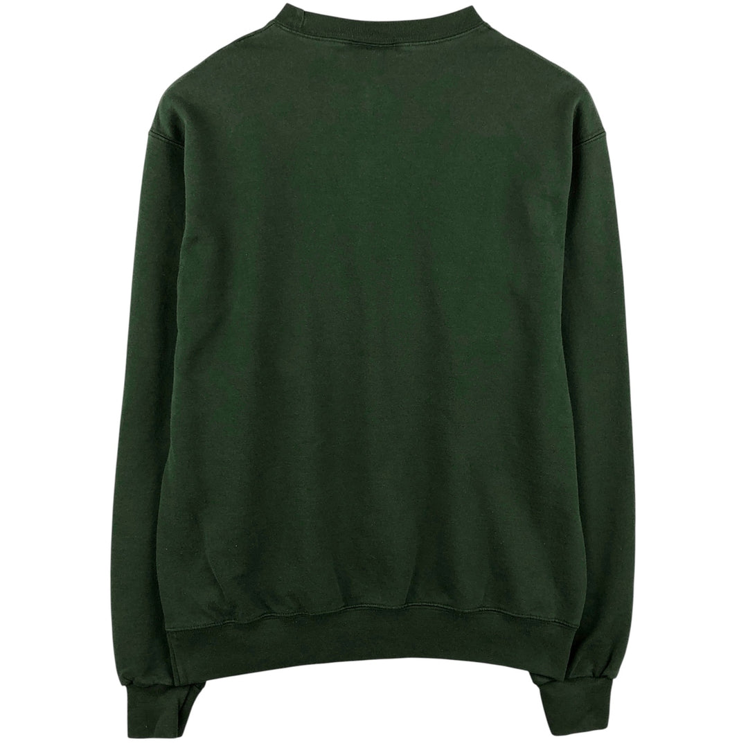 Champion Authentic Athletics Wear College Sweatshirt, Men's Size Medium cotton green type Vintage Second Hand