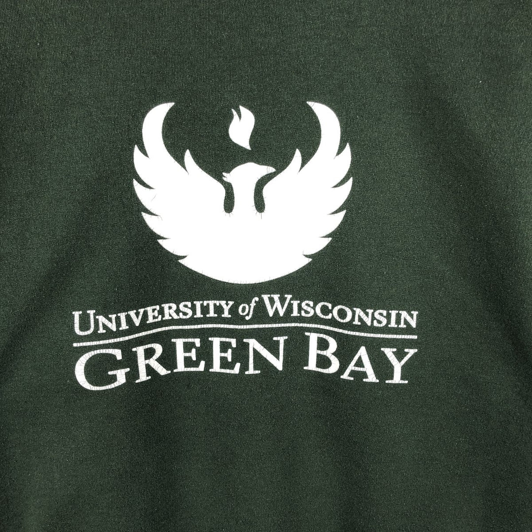Champion Authentic Athletics Wear College Sweatshirt, Men's Size Medium cotton green type Vintage Second Hand