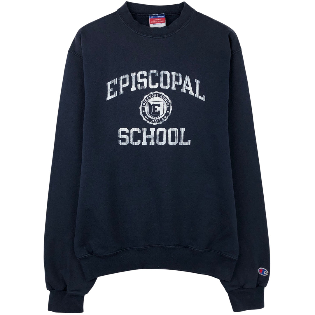 2000'S Champion Authentic Athletic Apparel College Sweatshirt, Men's Size Small cotton navy blue type Vintage Second Hand