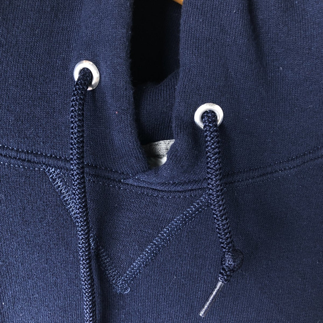 Russell ATHLETIC College Pullover Hoodie, Men's XL cotton navy blue type Vintage Second Hand