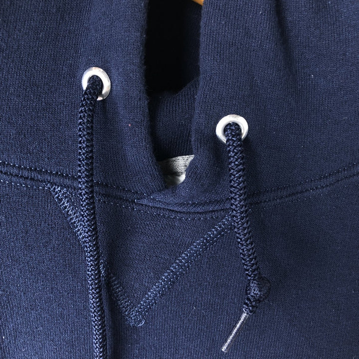 Russell ATHLETIC College Pullover Hoodie, Men's XL cotton navy blue type Vintage Second Hand
