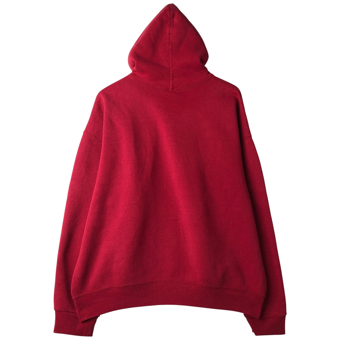 Russell ATHLETIC College Pullover Hoodie, Men's XXL cotton red type Vintage Second Hand