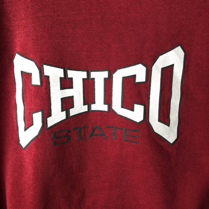 Russell ATHLETIC College Pullover Hoodie, Men's XXL cotton red type Vintage Second Hand