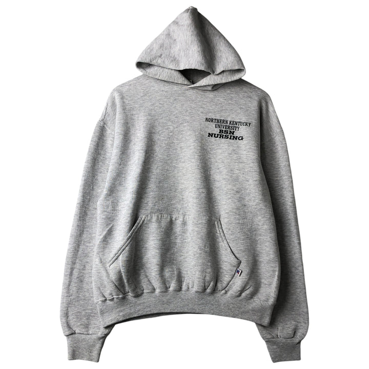 Vintage 90'S Russell ATHLETIC College Pullover Hoodie, Men's Size L cotton white type Vintage Second Hand