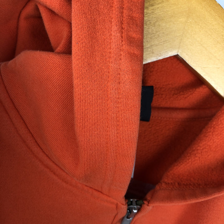 Harley-Davidson Women's Full-Zip Hoodie (XL) cotton orange type Vintage Second Hand