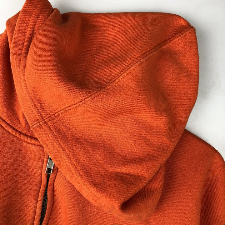 Harley-Davidson Women's Full-Zip Hoodie (XL) cotton orange type Vintage Second Hand