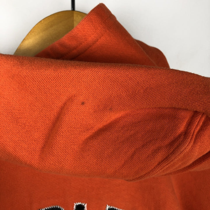Harley-Davidson Women's Full-Zip Hoodie (XL) cotton orange type Vintage Second Hand
