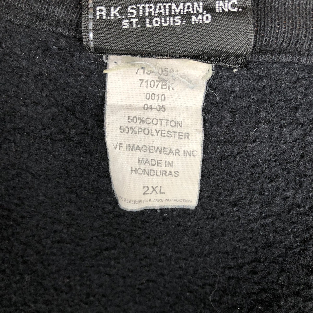 Harley-Davidson High-Neck Full-Zip Sweatshirt, Men's XXL cotton black type Vintage Second Hand