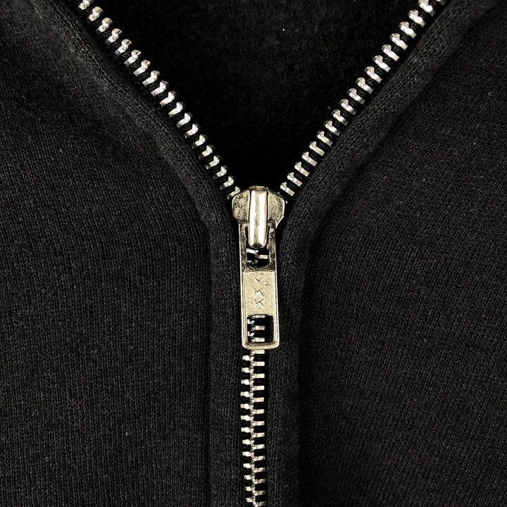 Harley-Davidson High-Neck Full-Zip Sweatshirt, Men's XXL cotton black type Vintage Second Hand