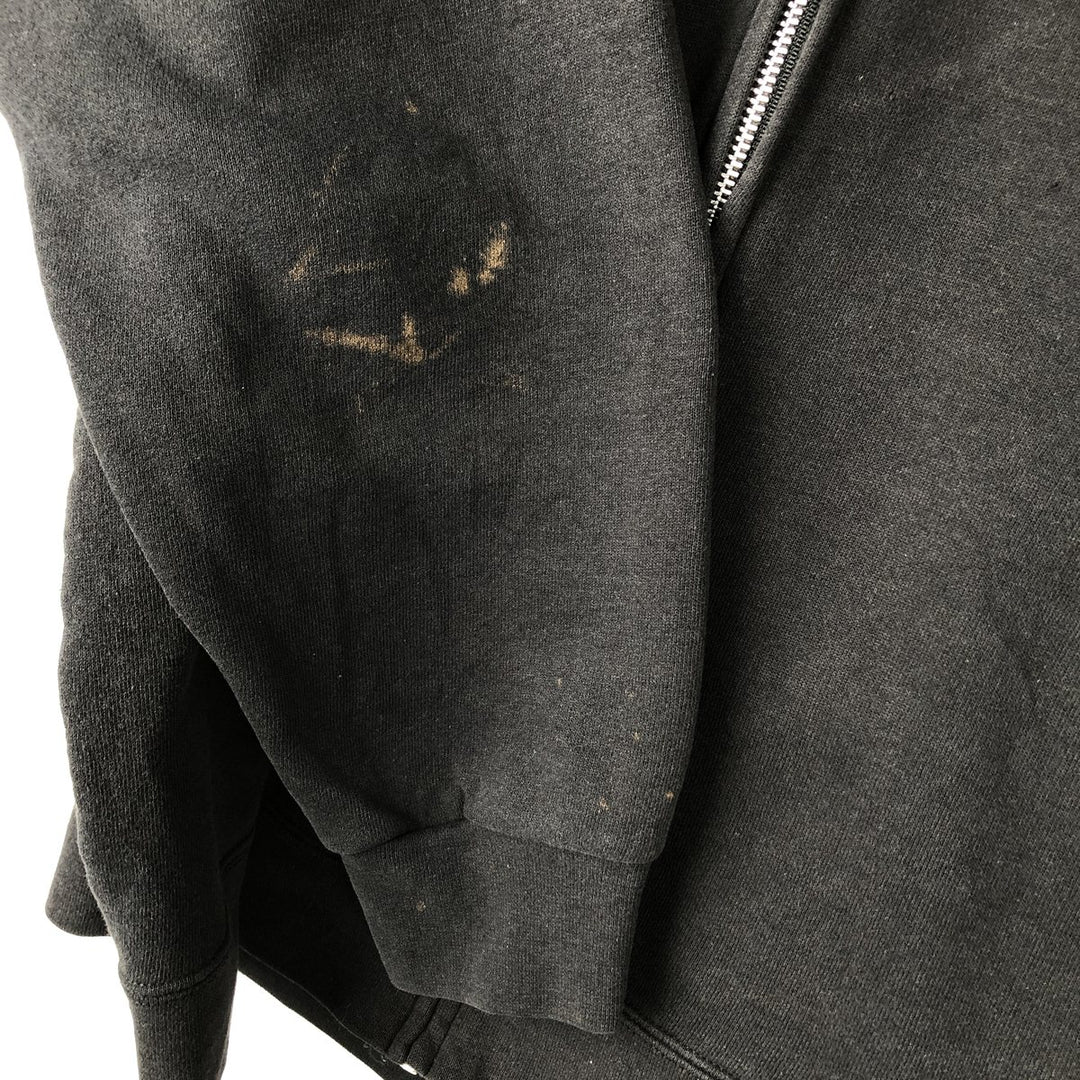 Harley-Davidson High-Neck Full-Zip Sweatshirt, Men's XXL cotton black type Vintage Second Hand