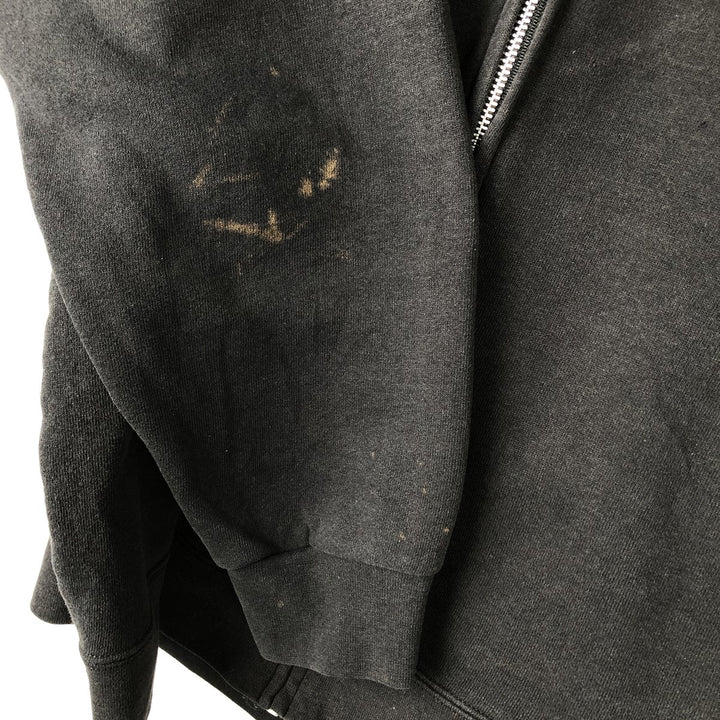 Harley-Davidson High-Neck Full-Zip Sweatshirt, Men's XXL cotton black type Vintage Second Hand