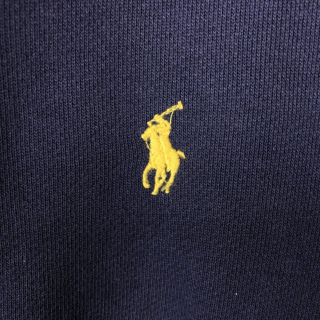 Ralph Lauren POLO by Ralph Lauren Sweat Full Zip Hoodie Men's XL cotton navy blue type Vintage Second Hand