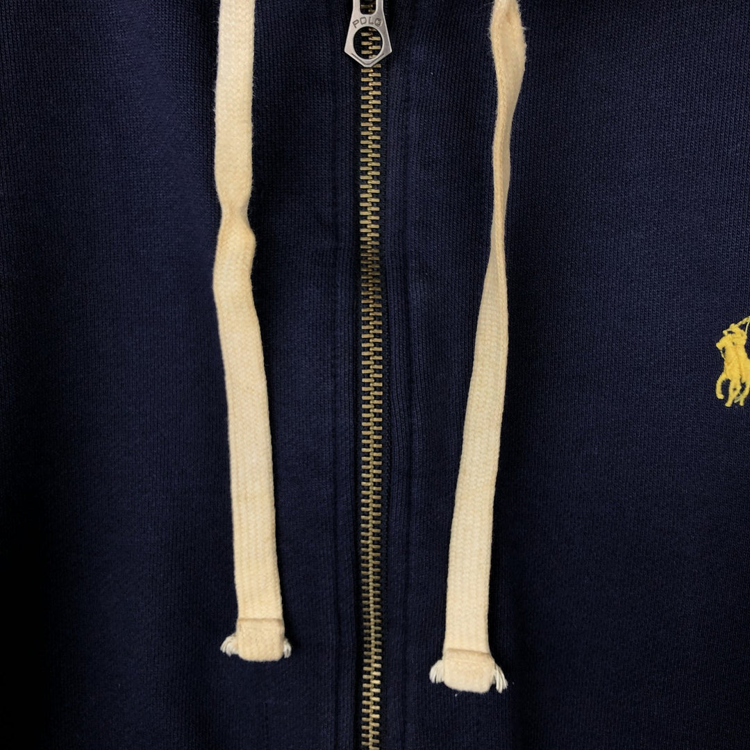 Ralph Lauren POLO by Ralph Lauren Sweat Full Zip Hoodie Men's XL cotton navy blue type Vintage Second Hand