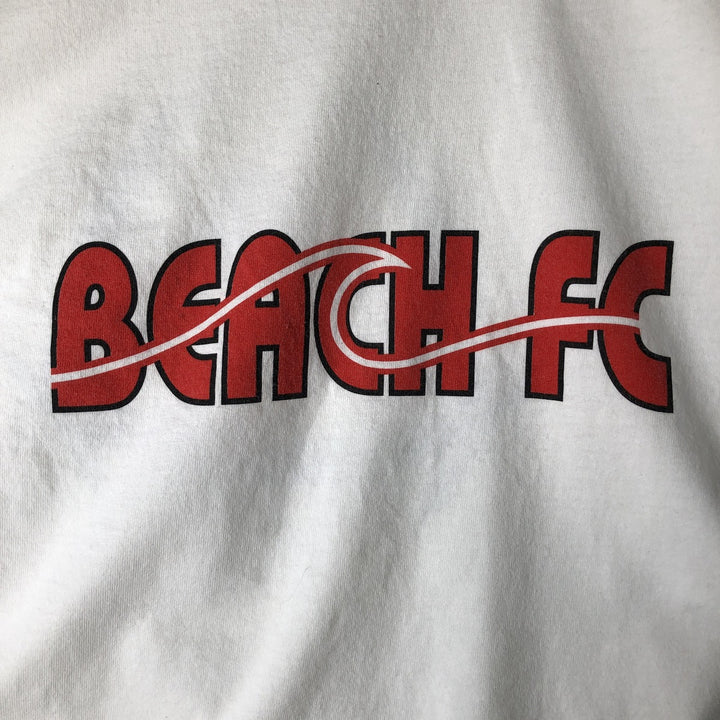 Adidas long-sleeved T-shirt, men's size M cotton white type Vintage Second Hand