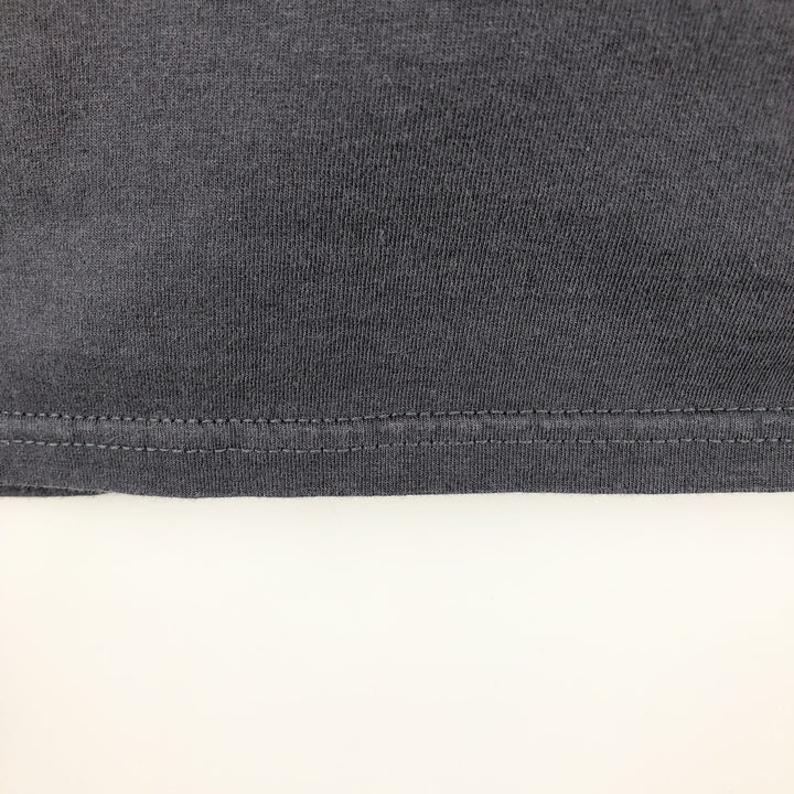 Fruit of the Loom Eagle Pattern Motorcycle Long Sleeve T-Shirt, Men's XXL cotton gray type Vintage Second Hand