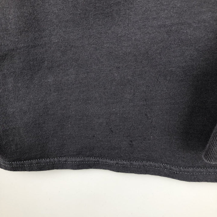 Fruit of the Loom Eagle Pattern Motorcycle Long Sleeve T-Shirt, Men's XXL cotton gray type Vintage Second Hand