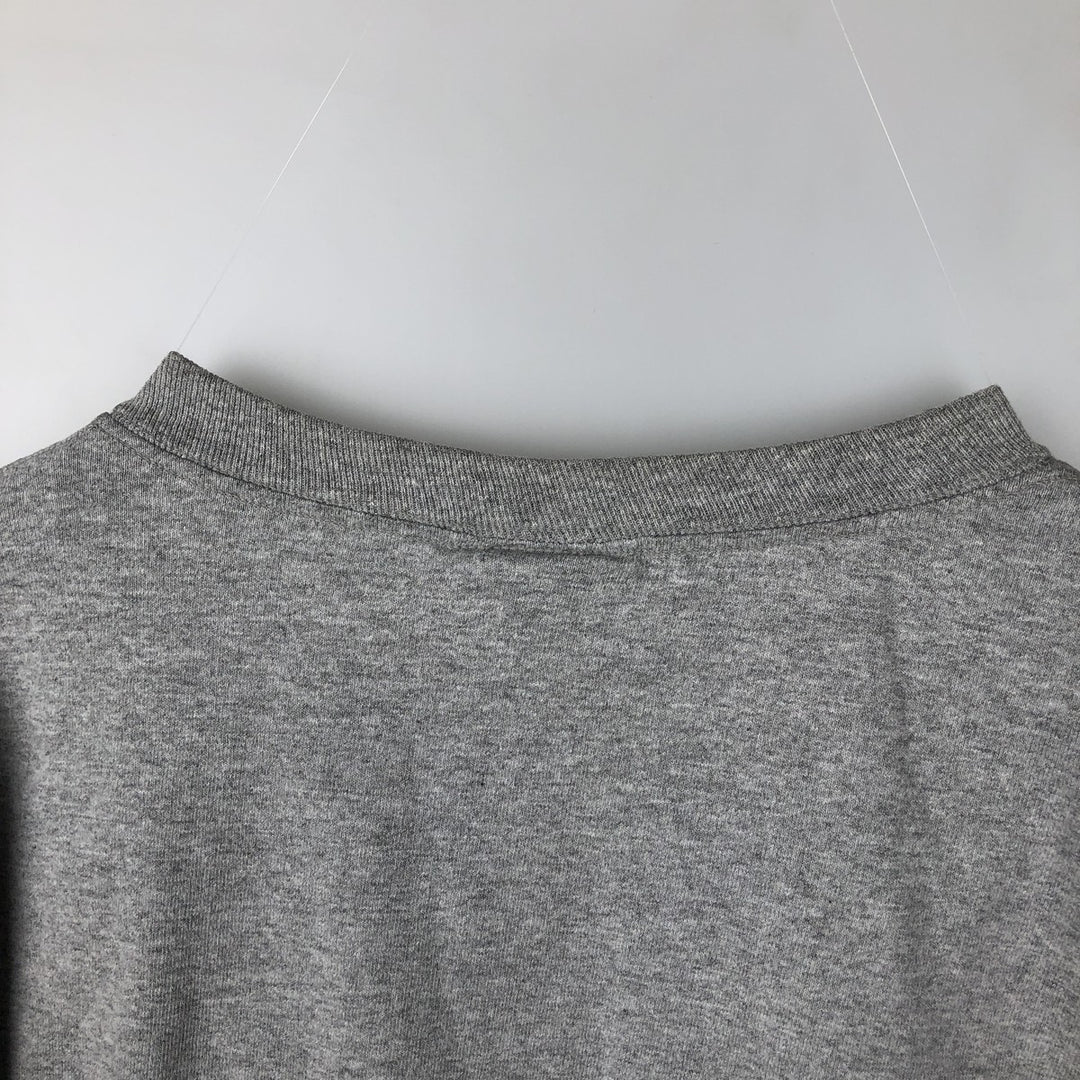 90'S Jansport College Long Sleeve T-Shirt, Made in USA, Men's XL, Vintage cotton gray type Vintage Second Hand