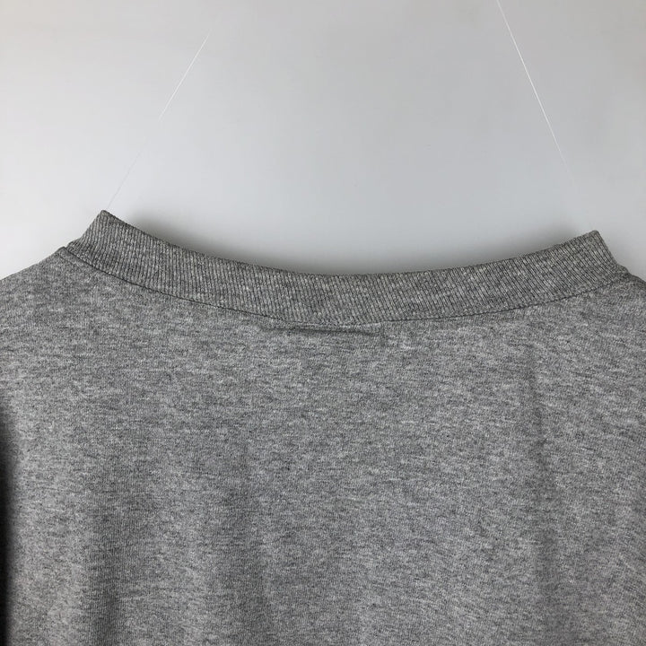 90'S Jansport College Long Sleeve T-Shirt, Made in USA, Men's XL, Vintage cotton gray type Vintage Second Hand