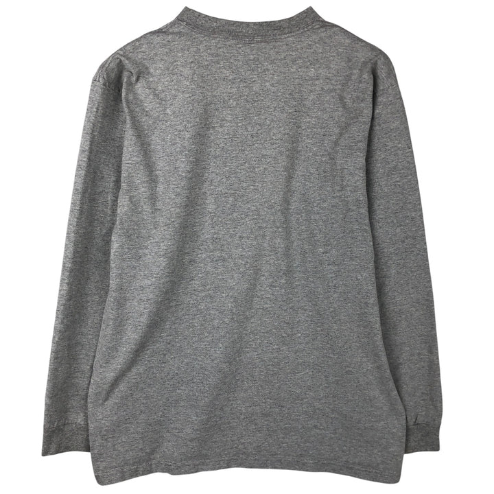 Vintage 90'S Jansport college long sleeve t-shirt, made in the USA, size M, men's size. cotton gray type Vintage Second Hand