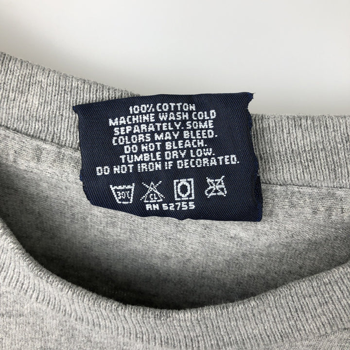 Vintage 90'S Jansport college long sleeve t-shirt, made in the USA, size M, men's size. cotton gray type Vintage Second Hand