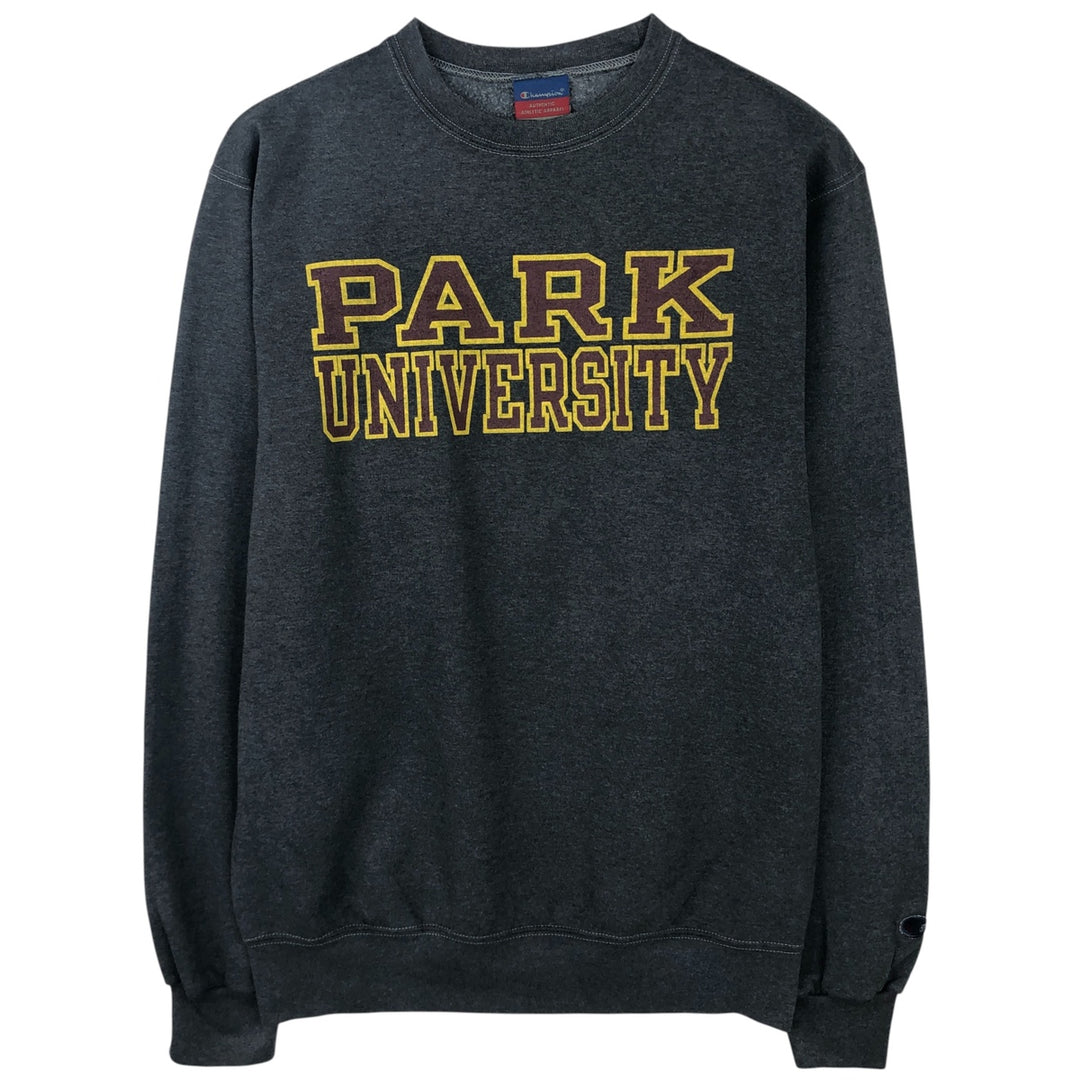 2000'S Champion Authentic Athletic Apparel College Sweatshirt, Men's Size Medium unclear gray type Vintage Second Hand