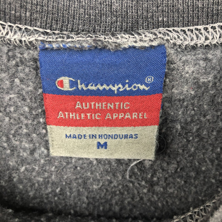 2000'S Champion Authentic Athletic Apparel College Sweatshirt, Men's Size Medium unclear gray type Vintage Second Hand