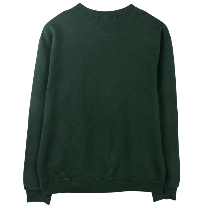 Champion Authentic Athletics Wear Triple Print College Sweatshirt, Men's Size L cotton Green type dark green Vintage Second Hand