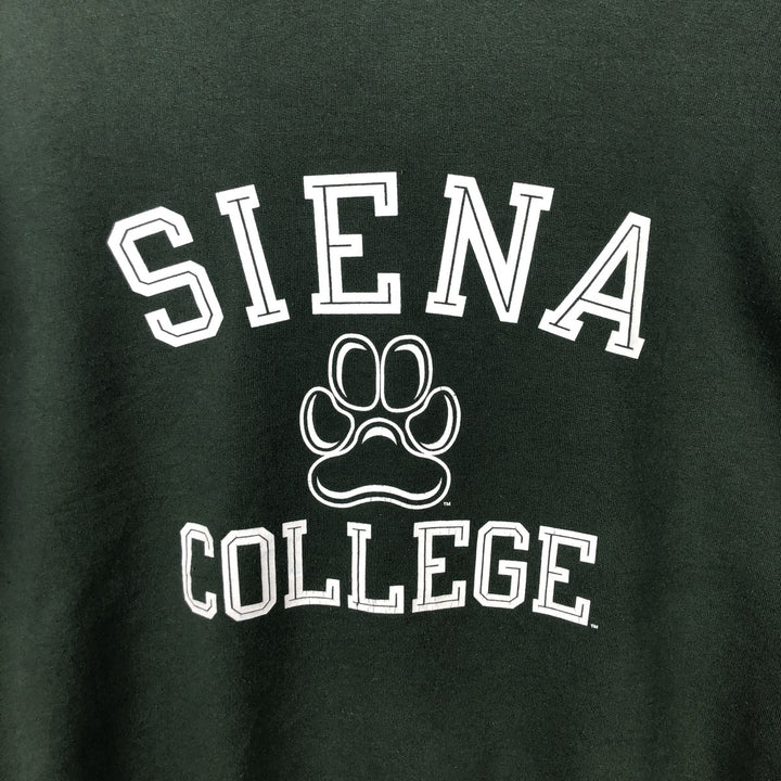 Champion Authentic Athletics Wear Triple Print College Sweatshirt, Men's Size L cotton Green type dark green Vintage Second Hand