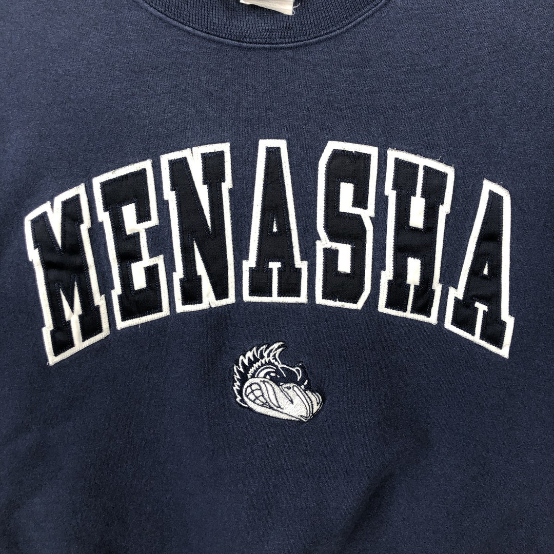 2000'S Champion Authentic Athletic Apparel College Sweatshirt, Men's Size L cotton navy blue type Vintage Second Hand