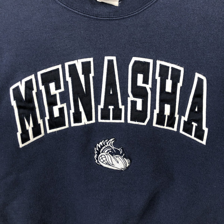 2000'S Champion Authentic Athletic Apparel College Sweatshirt, Men's Size L cotton navy blue type Vintage Second Hand