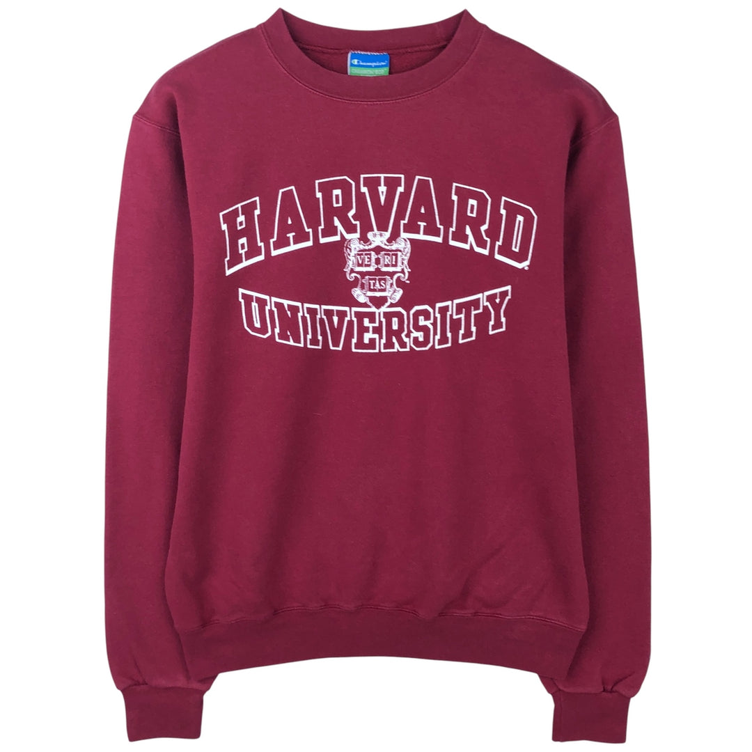 2000'S Champion ECO FLEECE Harvard University 3-Print College Sweatshirt unclear Red type red-purple Vintage Second Hand