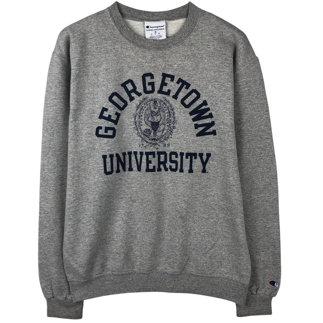 Champion Authentic Athletics Wear College Sweatshirt, Men's Size Medium unclear gray type Vintage Second Hand