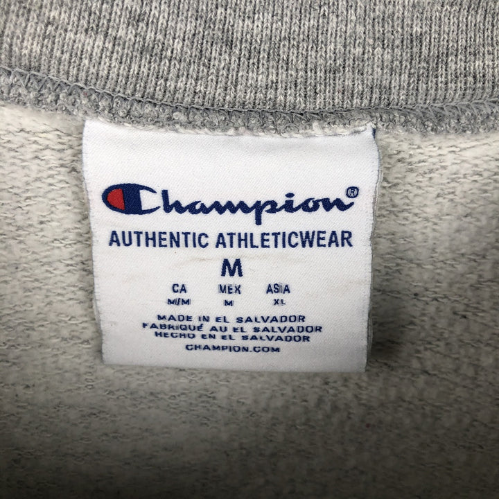 Champion Authentic Athletics Wear College Sweatshirt, Men's Size Medium unclear gray type Vintage Second Hand