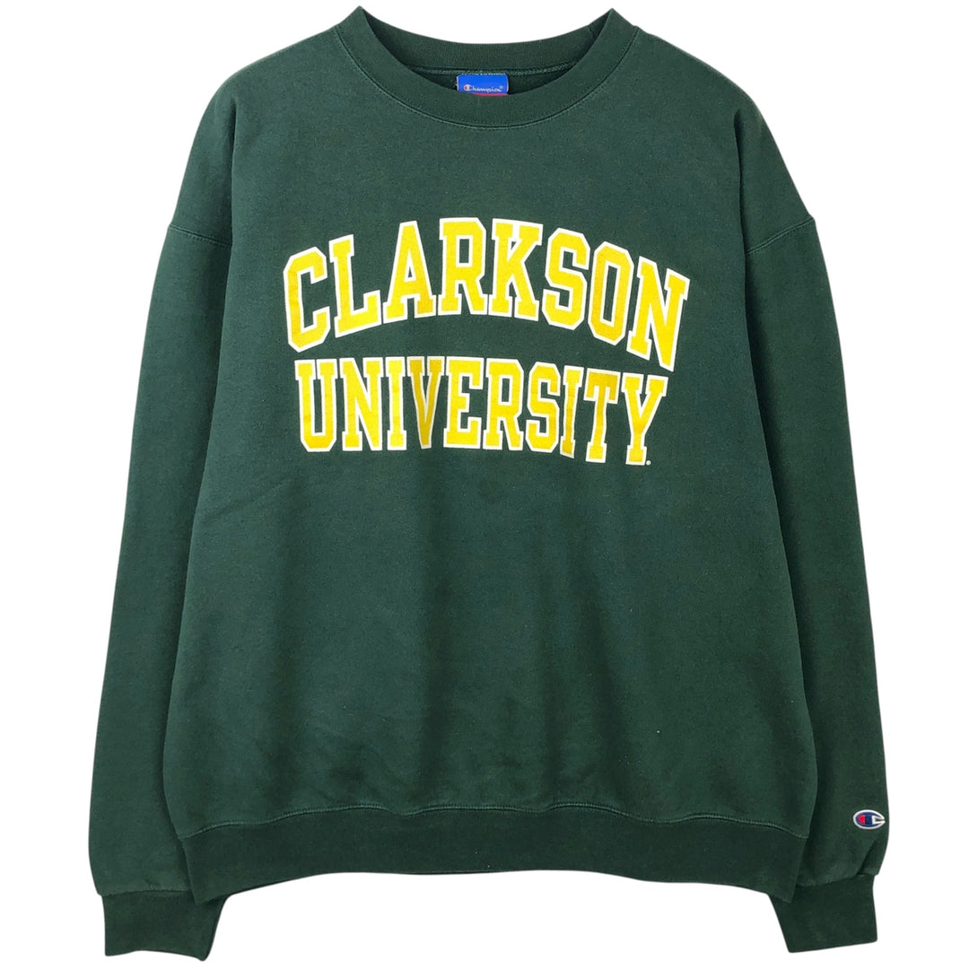 2000'S Champion Authentic Athletics Wear College Sweatshirt, Men's Size XL unclear Green type dark green Vintage Second Hand