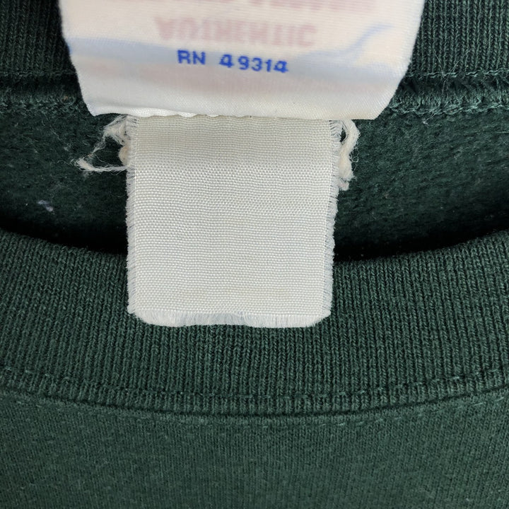 2000'S Champion Authentic Athletics Wear College Sweatshirt, Men's Size XL unclear Green type dark green Vintage Second Hand