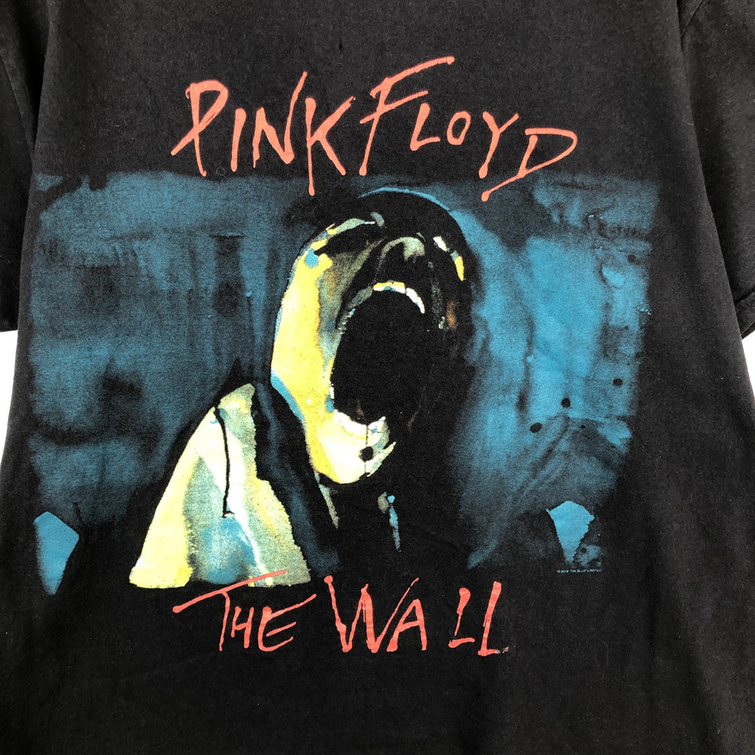 707 PINK FLOYD Pink Floyd Band T-Shirt, Men's Size Medium unclear black type Vintage Second Hand