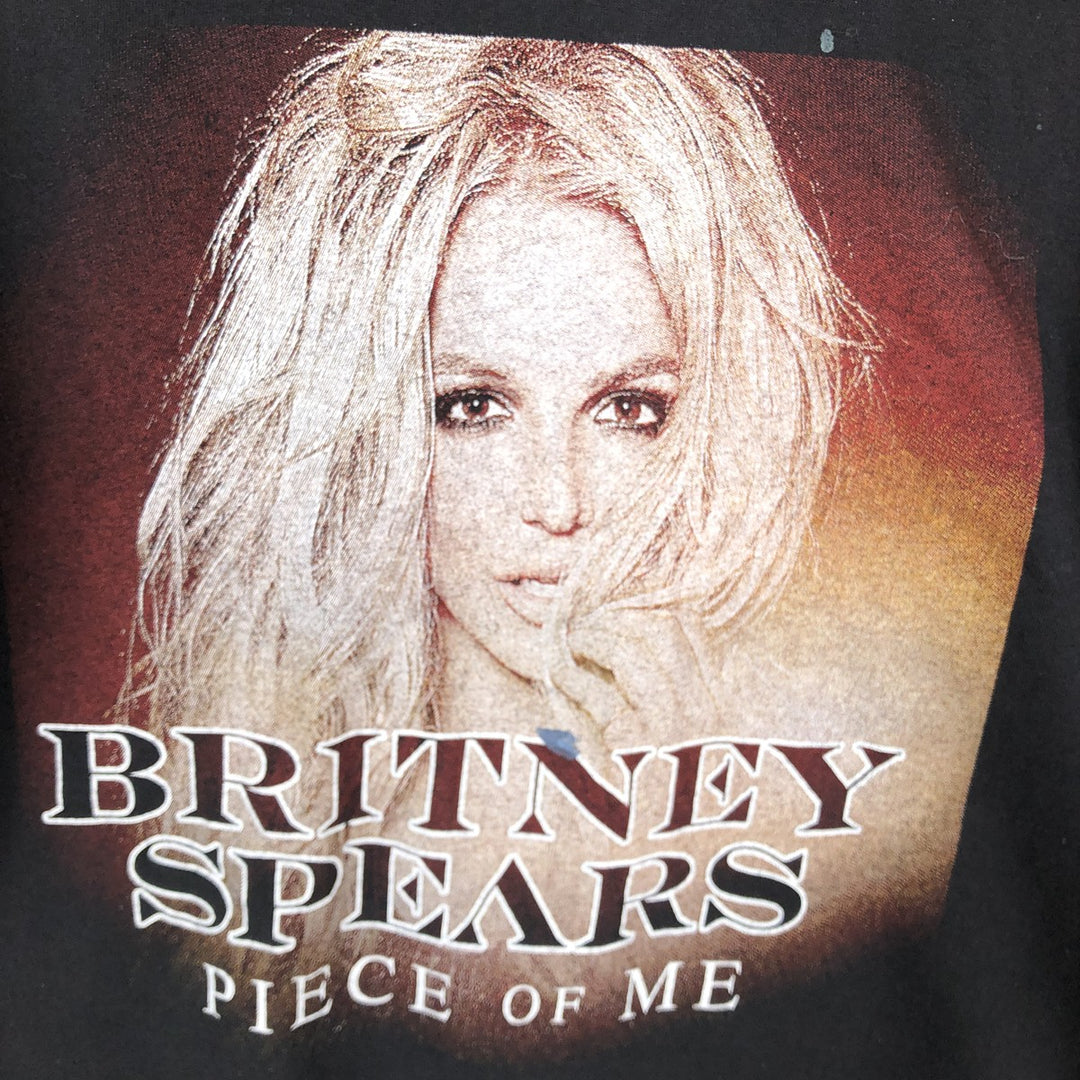 Fruit of the Loom Britney Spears Band T-Shirt, Men's Size Medium cotton black type Vintage Second Hand