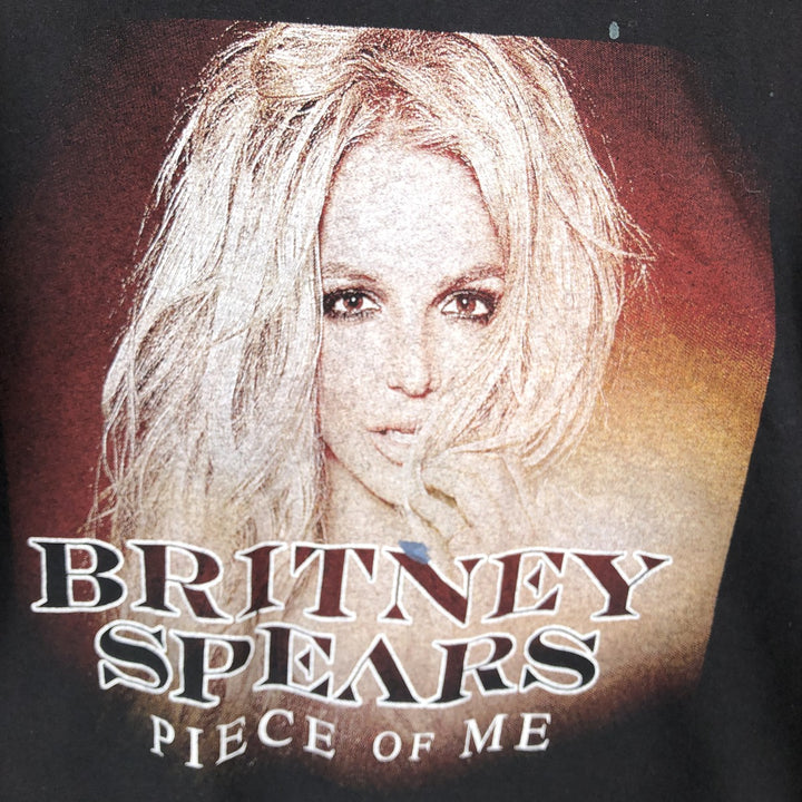 Fruit of the Loom Britney Spears Band T-Shirt, Men's Size Medium cotton black type Vintage Second Hand