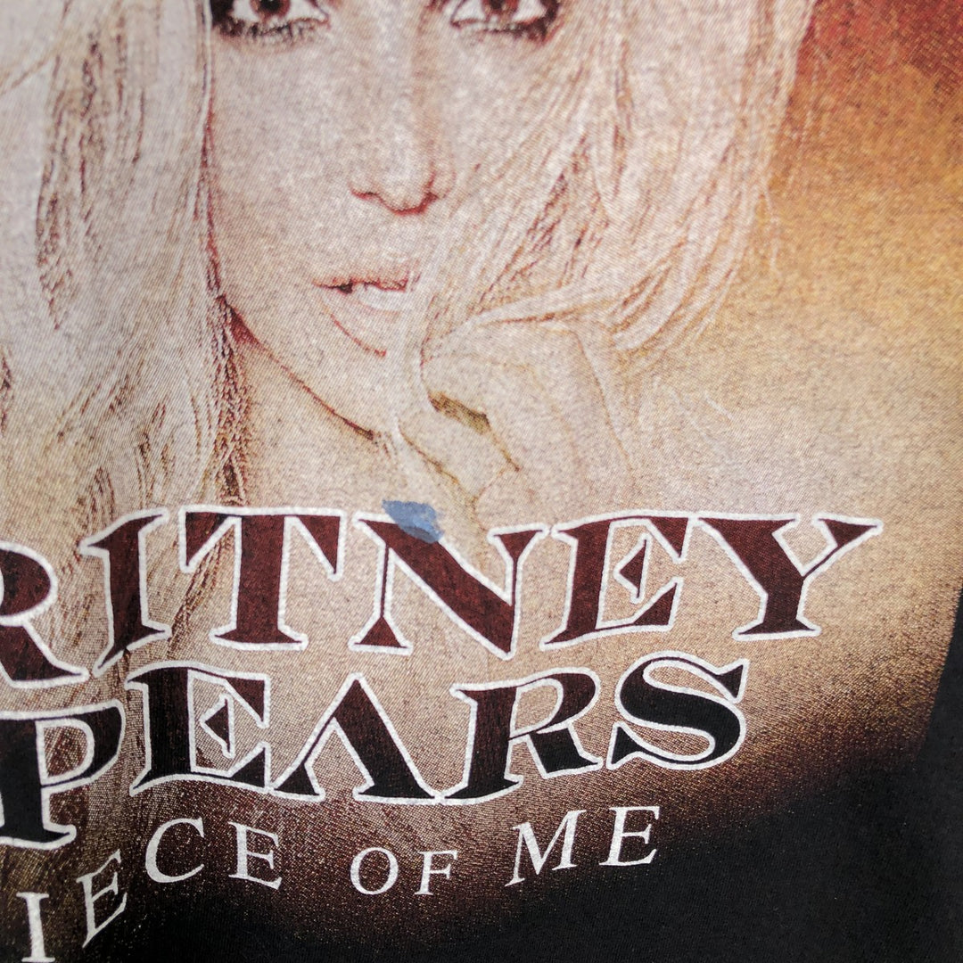 Fruit of the Loom Britney Spears Band T-Shirt, Men's Size Medium cotton black type Vintage Second Hand