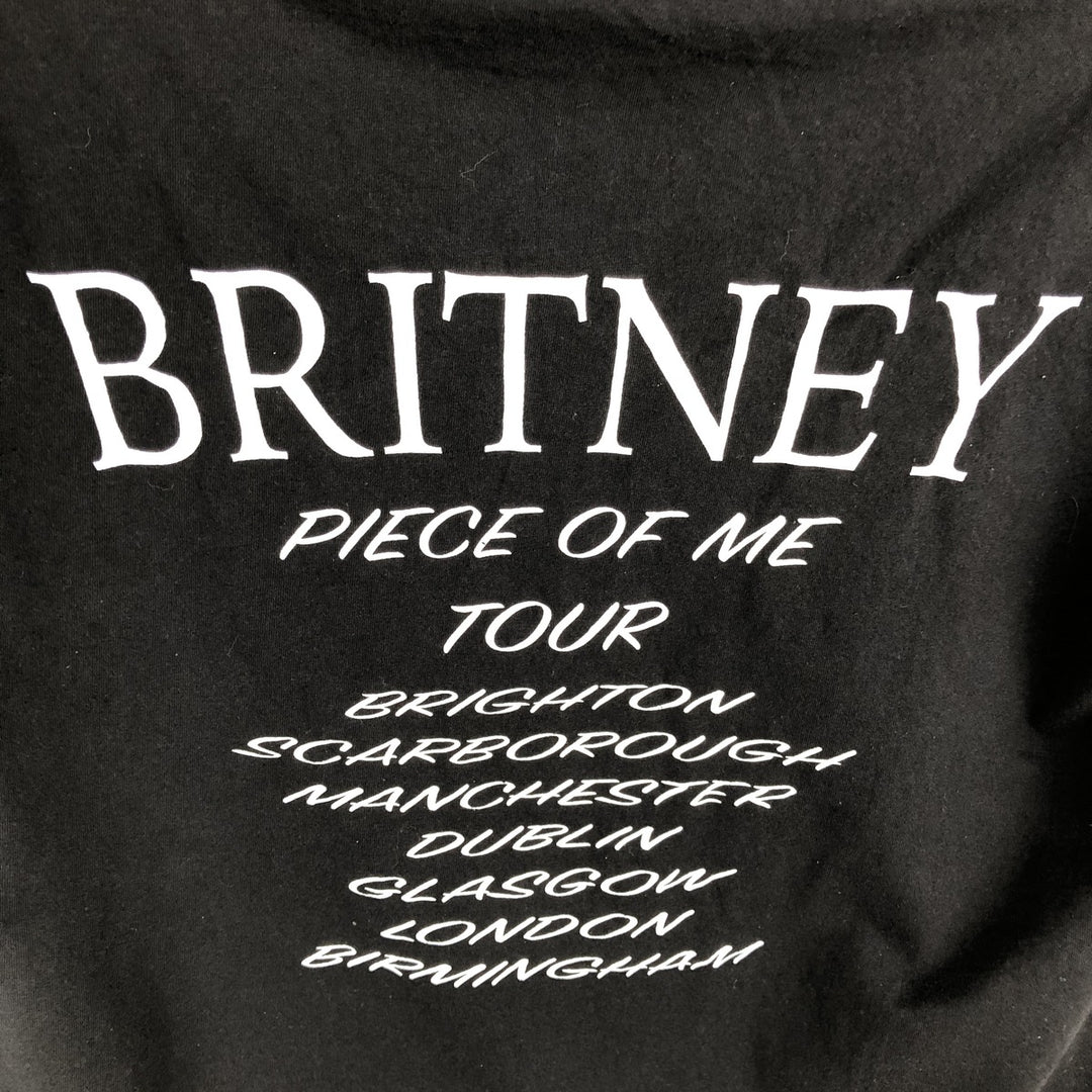 Fruit of the Loom Britney Spears Band T-Shirt, Men's Size Medium cotton black type Vintage Second Hand