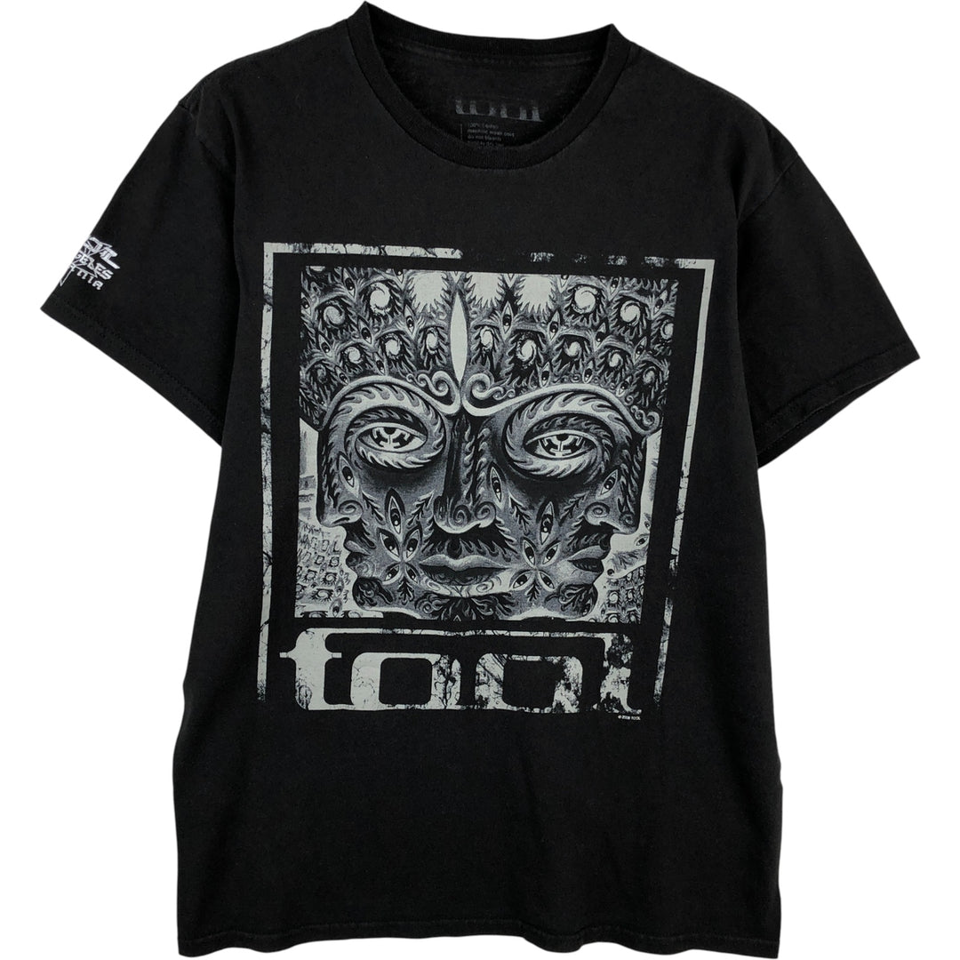 TOOL Band T-shirt, Men's M size cotton black type Vintage Second Hand