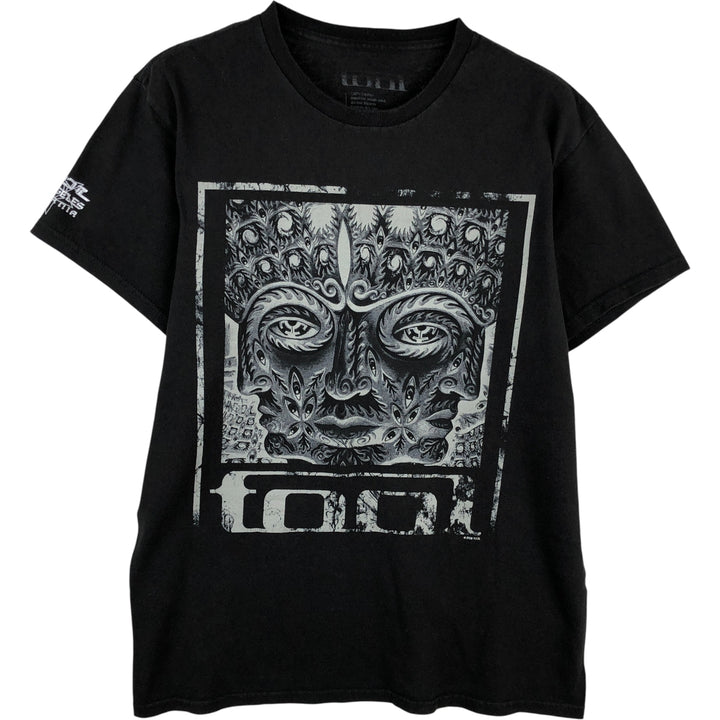 TOOL Band T-shirt, Men's M size cotton black type Vintage Second Hand