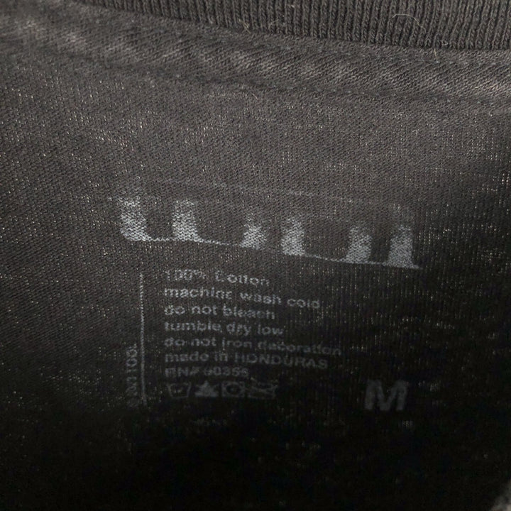 TOOL Band T-shirt, Men's M size cotton black type Vintage Second Hand
