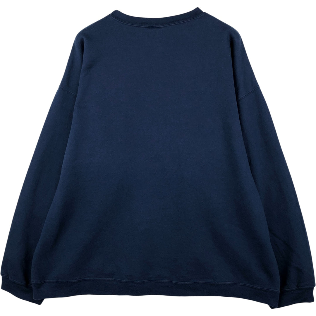 2000'S Reebok logo sweatshirt, men's size XL cotton navy blue type Vintage Second Hand