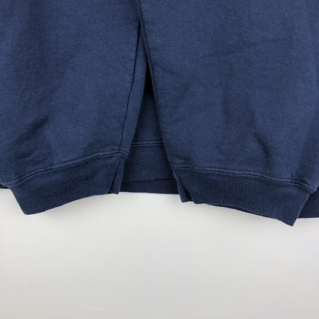 2000'S Reebok logo sweatshirt, men's size XL cotton navy blue type Vintage Second Hand