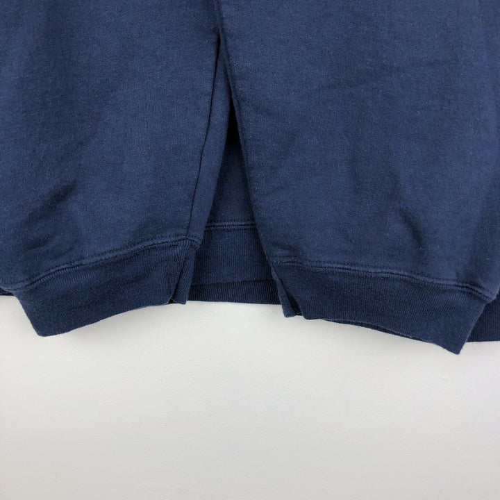 2000'S Reebok logo sweatshirt, men's size XL cotton navy blue type Vintage Second Hand