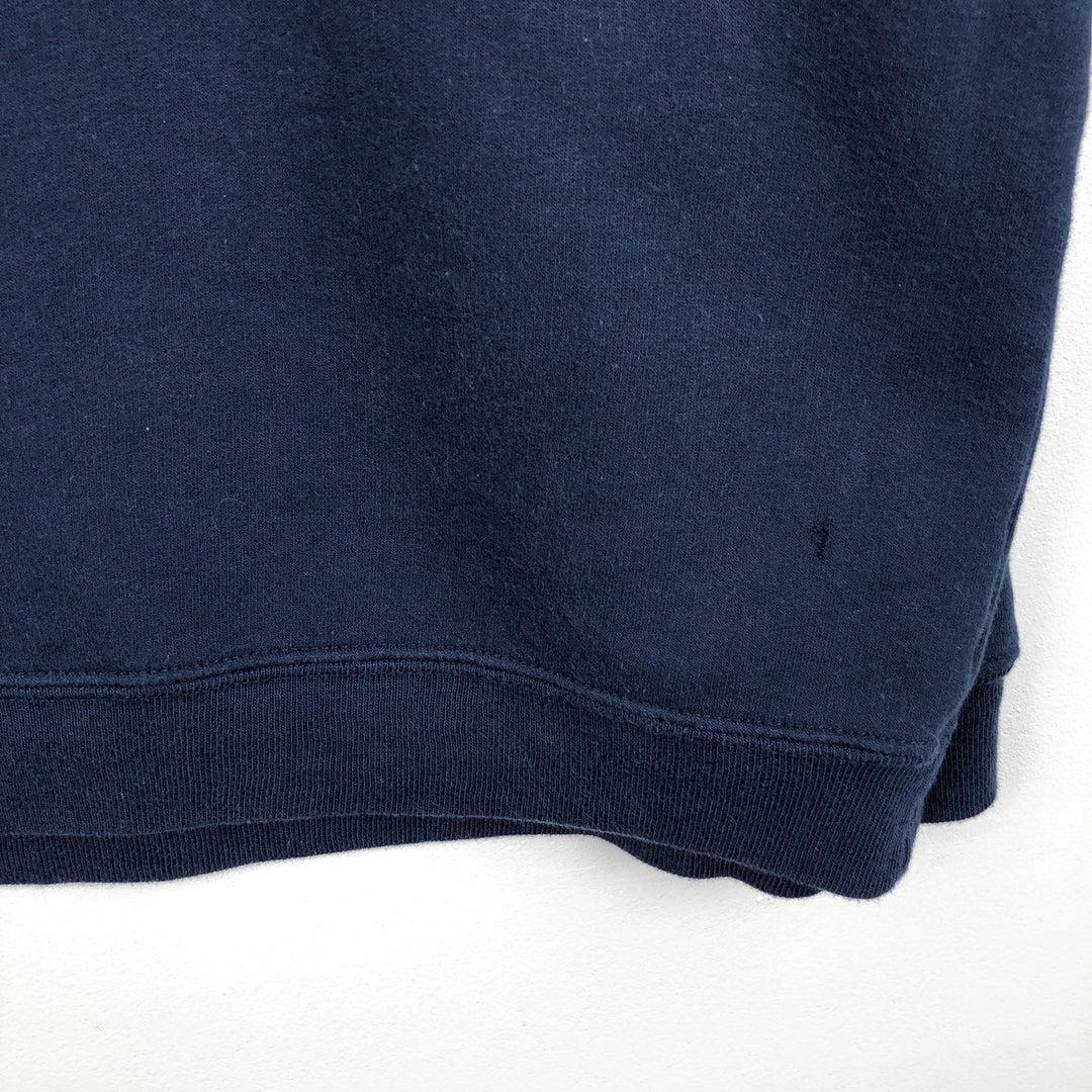 2000'S Reebok logo sweatshirt, men's size XL cotton navy blue type Vintage Second Hand